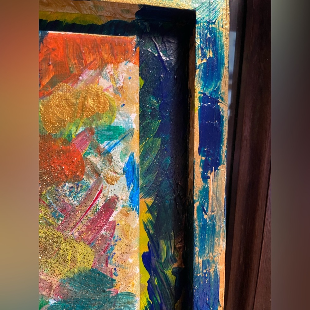 Mixed Media “Where the Mermaids Swim” 🧜‍♀️ 🌊 🎨🌟 - Picture 2 of 8
